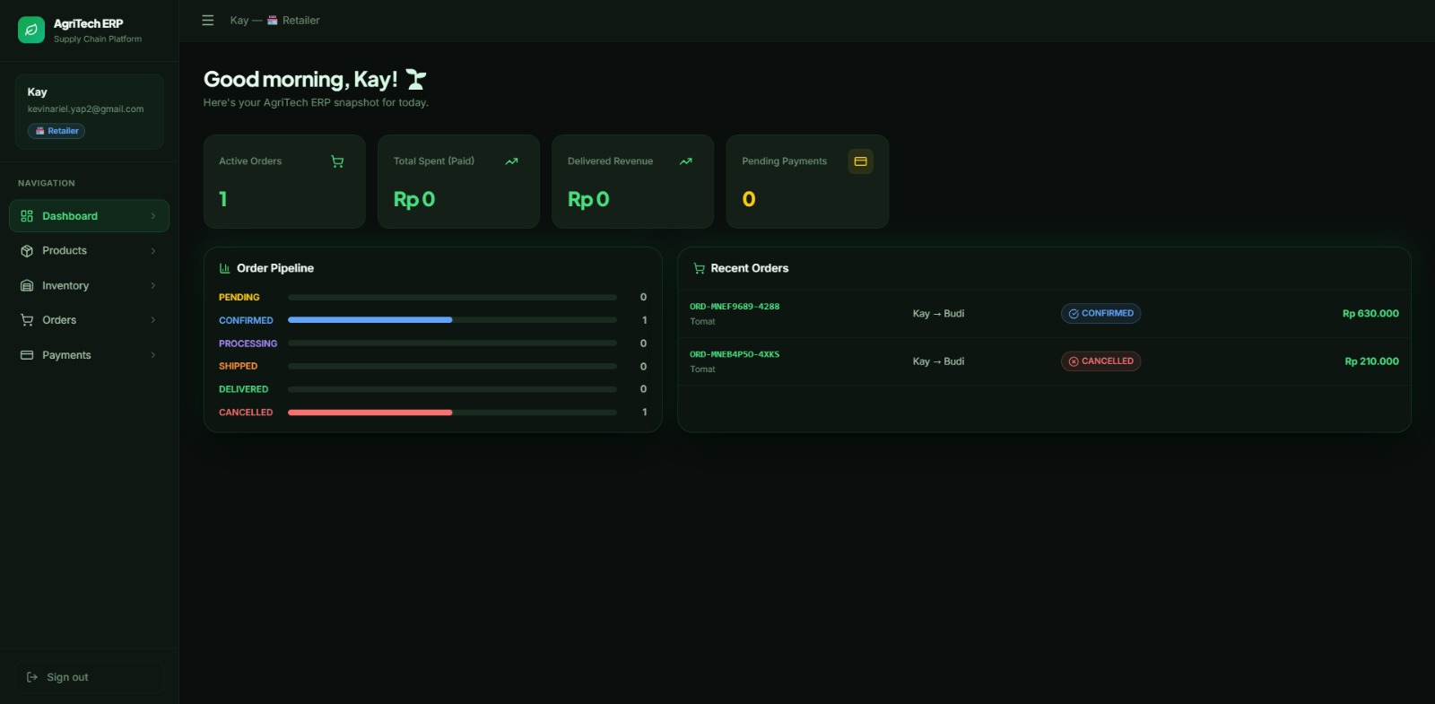 ERP - Agriculture Supply Chain